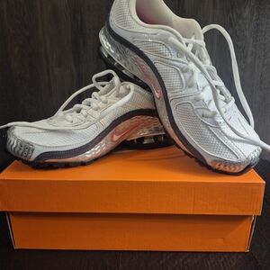 Nike White and Pink Athletic Shoes